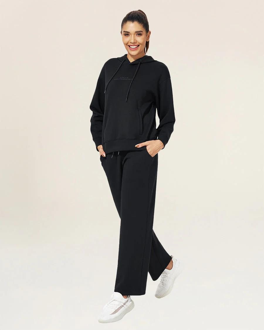 2 Piece Lounge Set | Classic-Fit Spacer Hoodie and Sweatpant with Pockets - Image 5