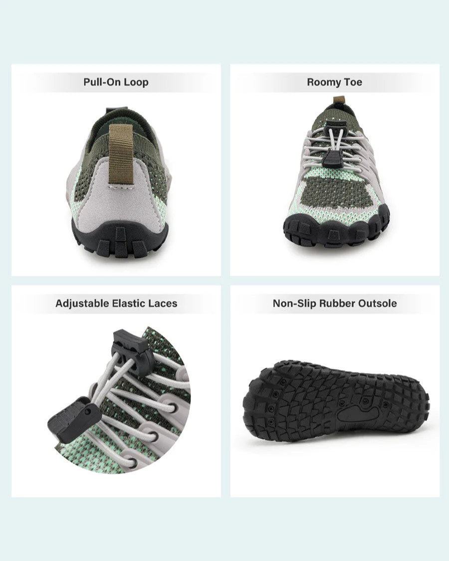 Adult AquaKnit Free-Toe Guarded Lace Water Shoe - Image 3