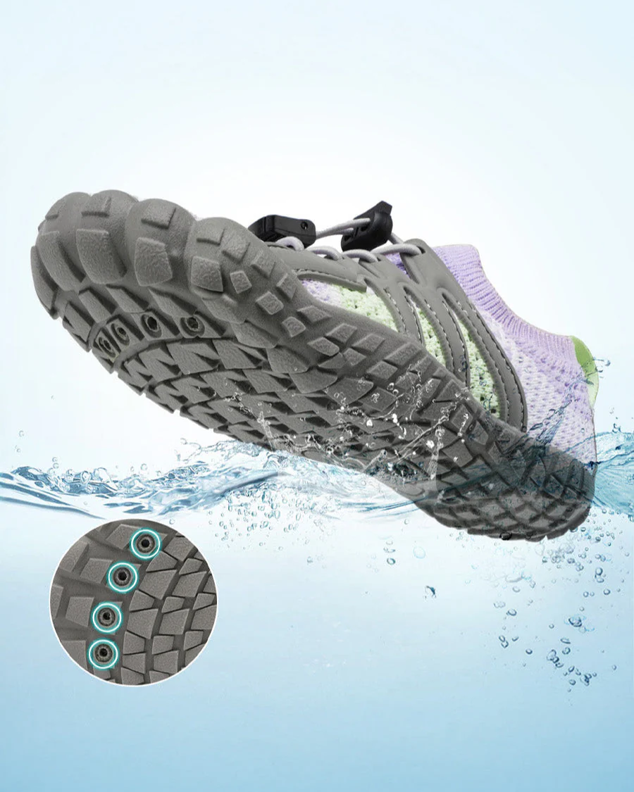 Adult AquaKnit Free-Toe Guarded Lace Water Shoe - Image 3