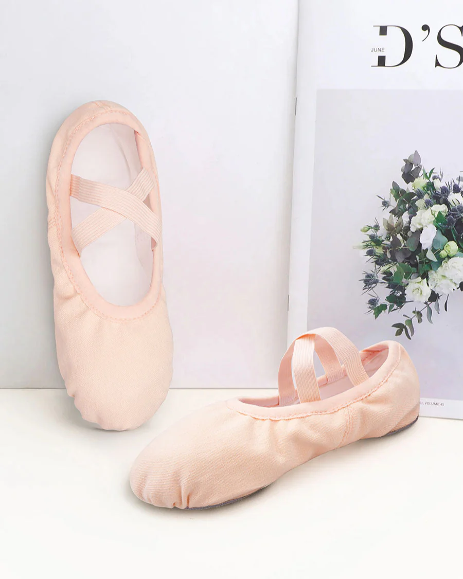 Adults Stretch Canvas Ballet Shoe - Image 3