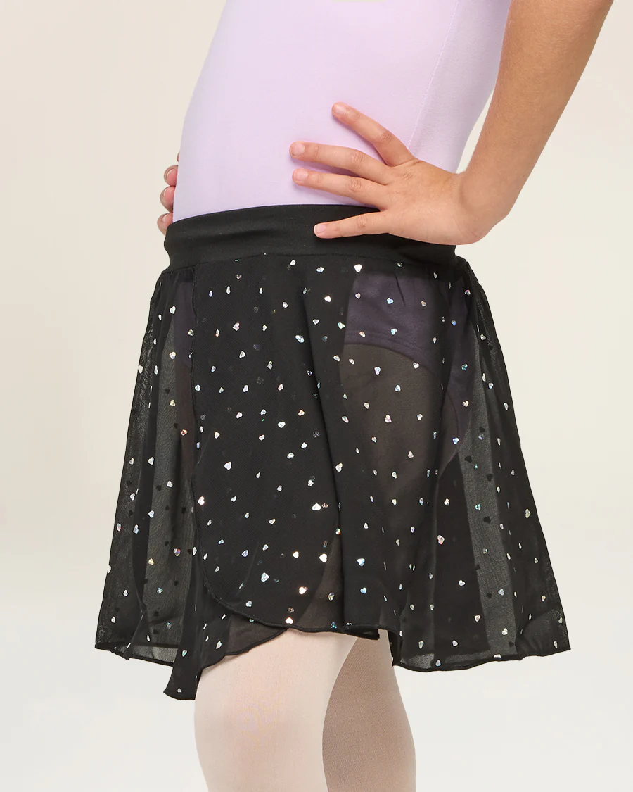 Girls Chiffon Pull-On Wrap Skirt - Image 2