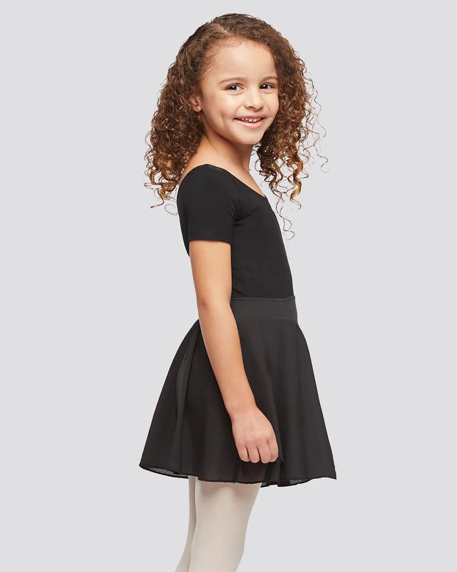 Girls Ballet Leotard Starter Kit (Short Sleeves Leotard & Pull On Skirt & Tights) - Image 4
