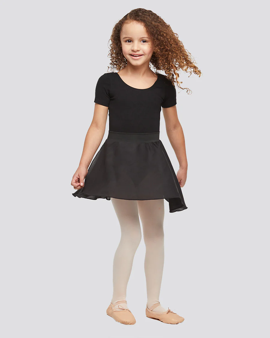 Girls Ballet Leotard Starter Kit (Short Sleeves Leotard & Pull On Skirt & Tights) - Image 5