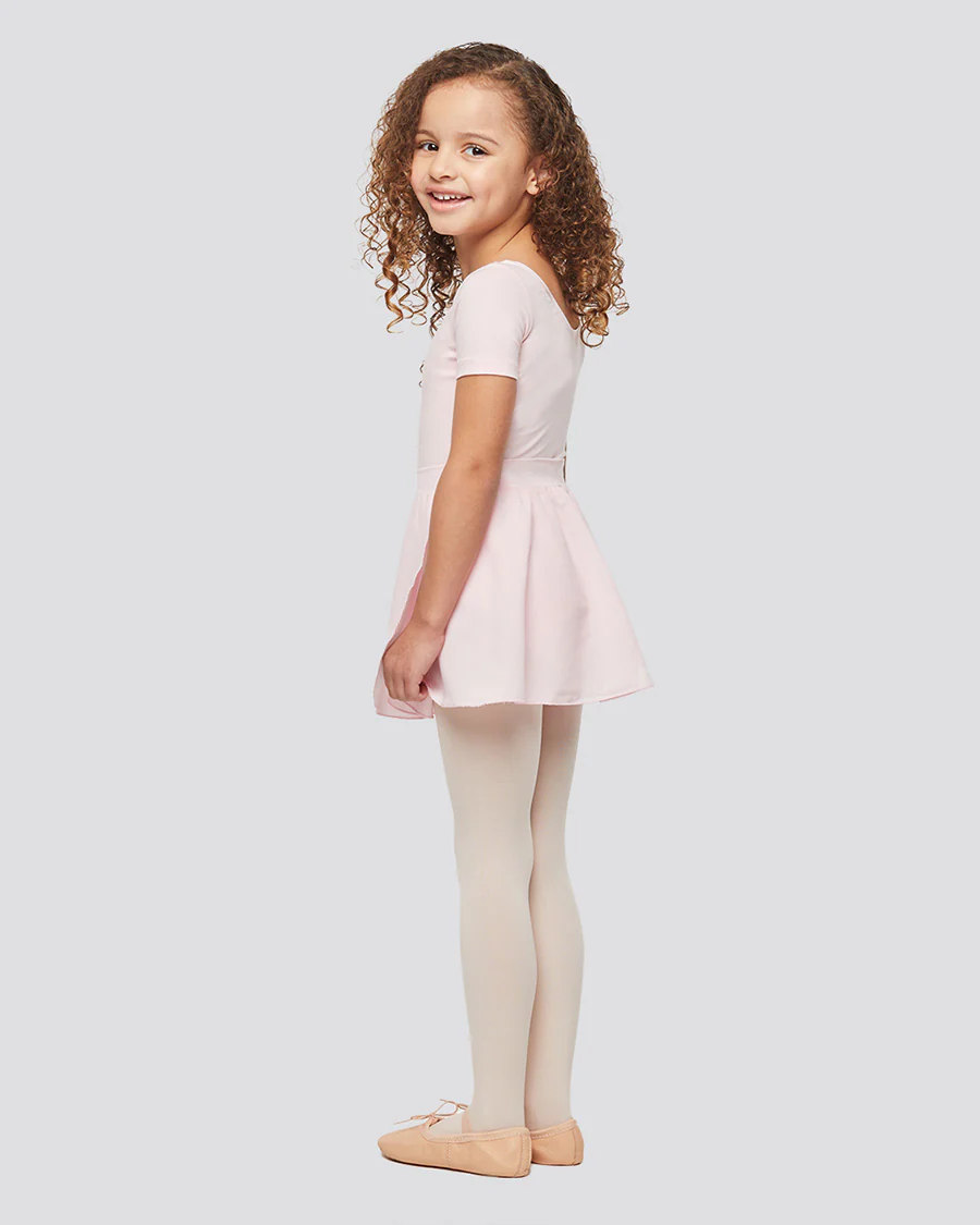 Girls Ballet Leotard Starter Kit (Short Sleeves Leotard & Pull On Skirt & Tights) - Image 3