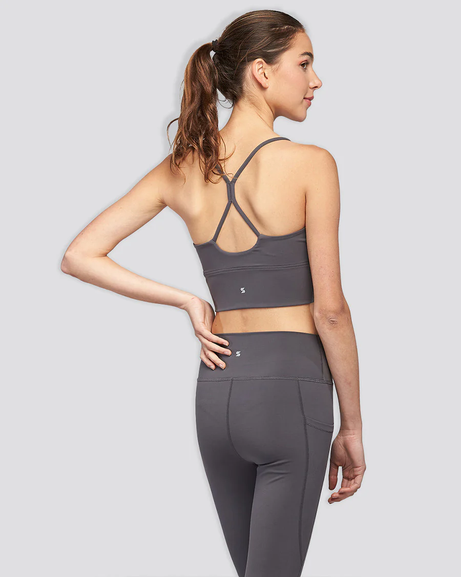 SoftLuxe Crop Top Sports Bra - Image 2