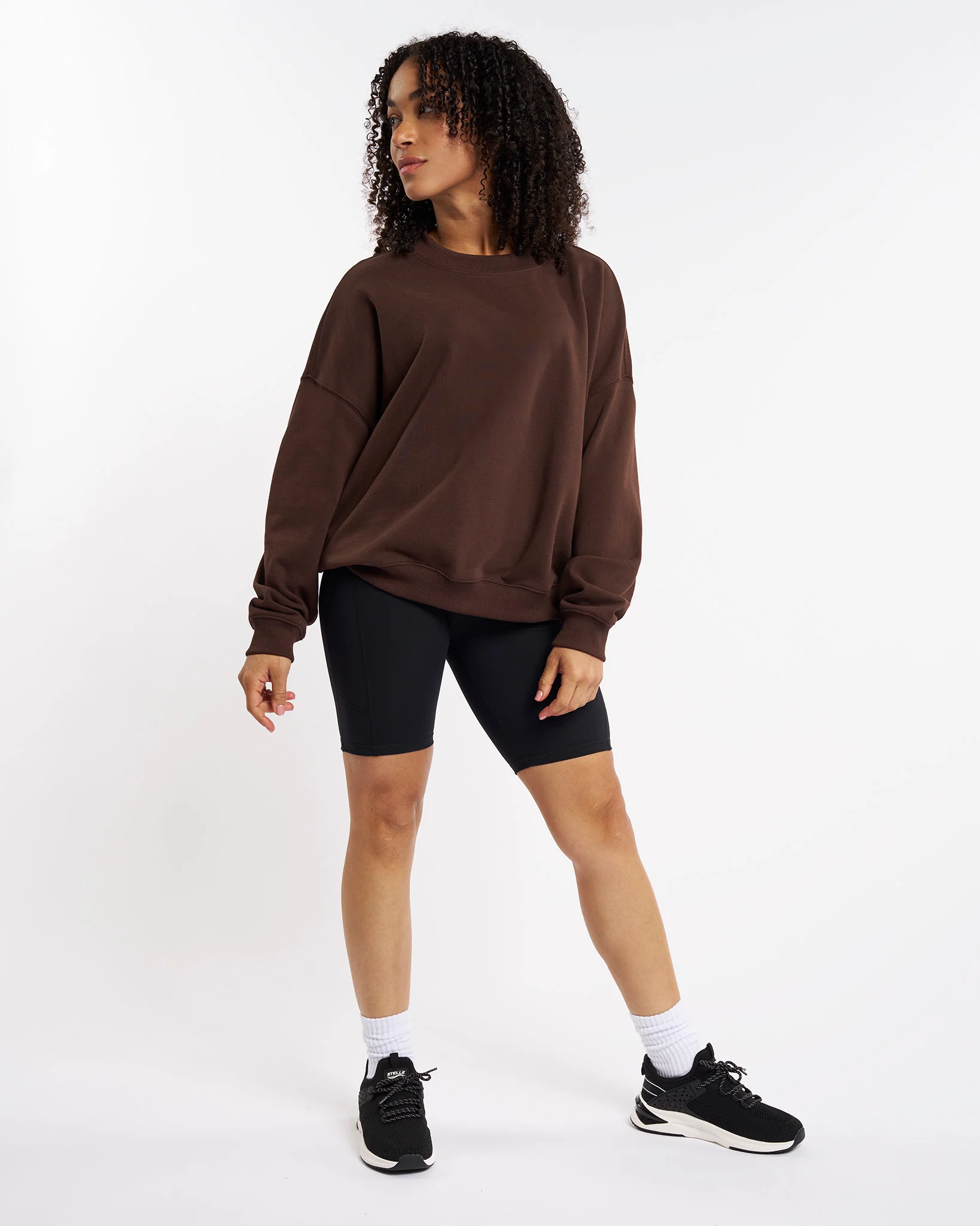 Mockneck Boxy Sweatshirt - Image 2