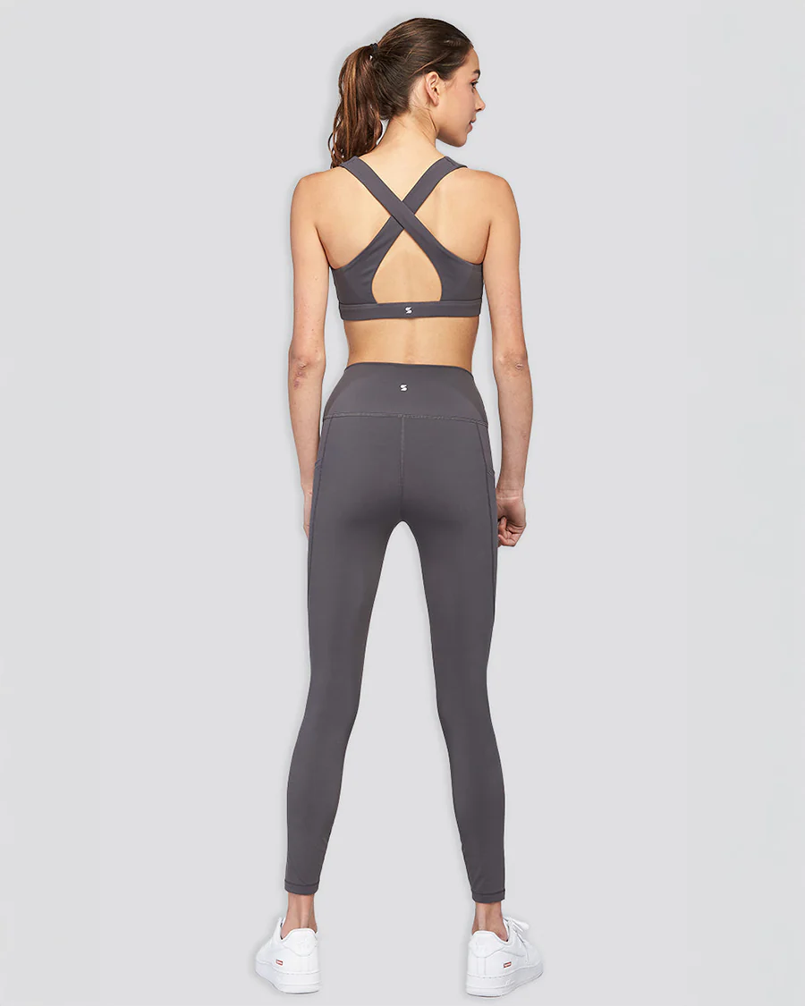 SoftLuxe Cross Back Sports Bra - Image 3