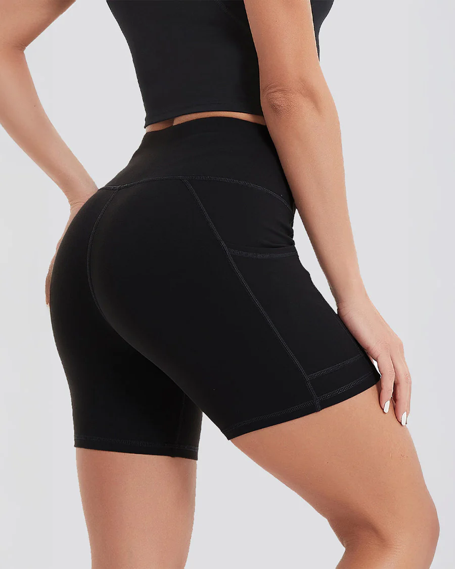Essential High Waisted Yoga Short 5" - Image 2