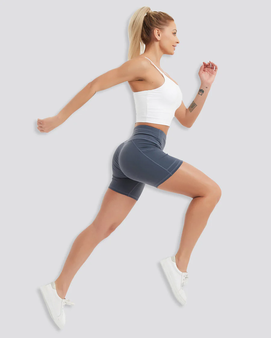 Essential High Waisted Yoga Short 5" - Image 4