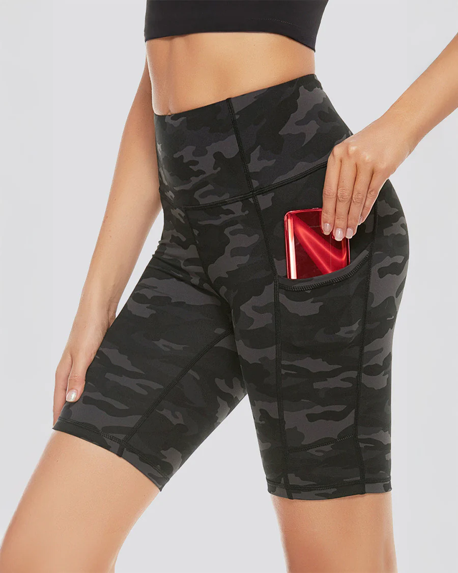 Essential High Waisted Yoga Short 8" - Image 3