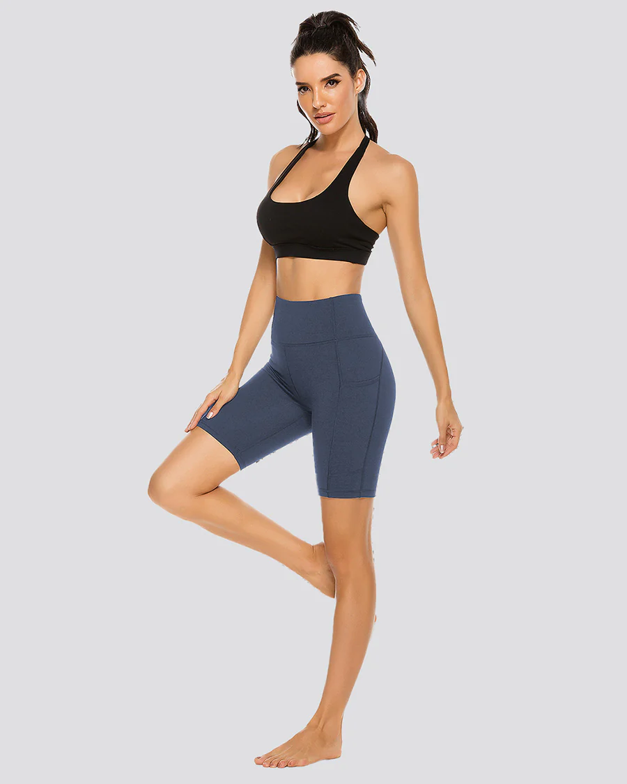 Essential High Waisted Yoga Short 8" - Image 4