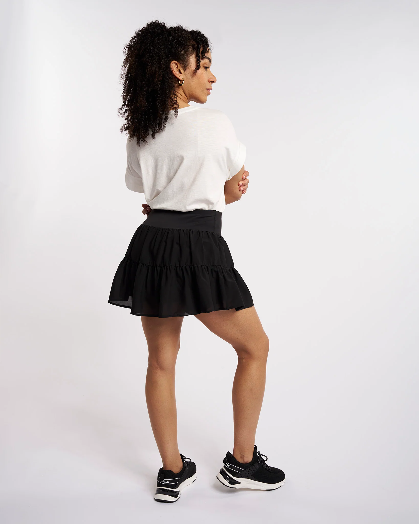Flowy Layered Tennis Skort - Image 3