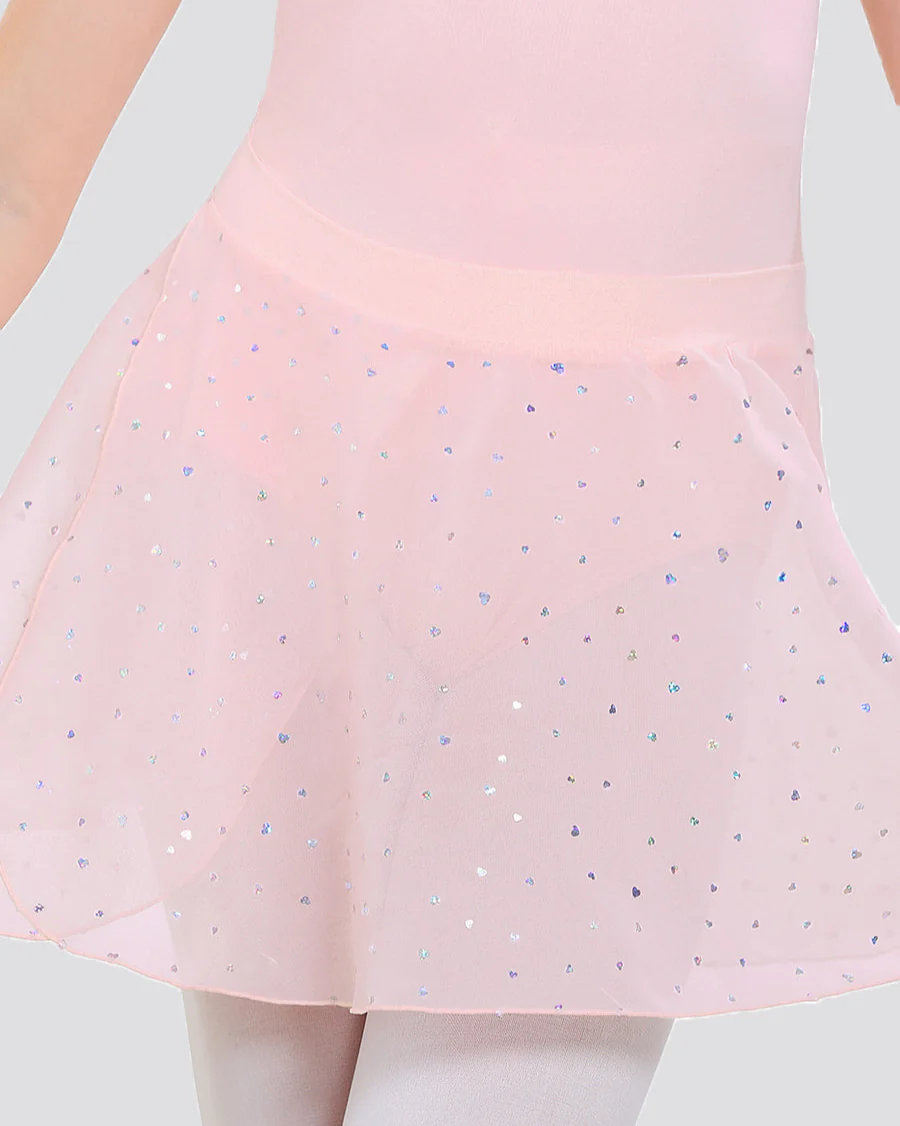 Girls Chiffon Pull-On Wrap Skirt - Image 4