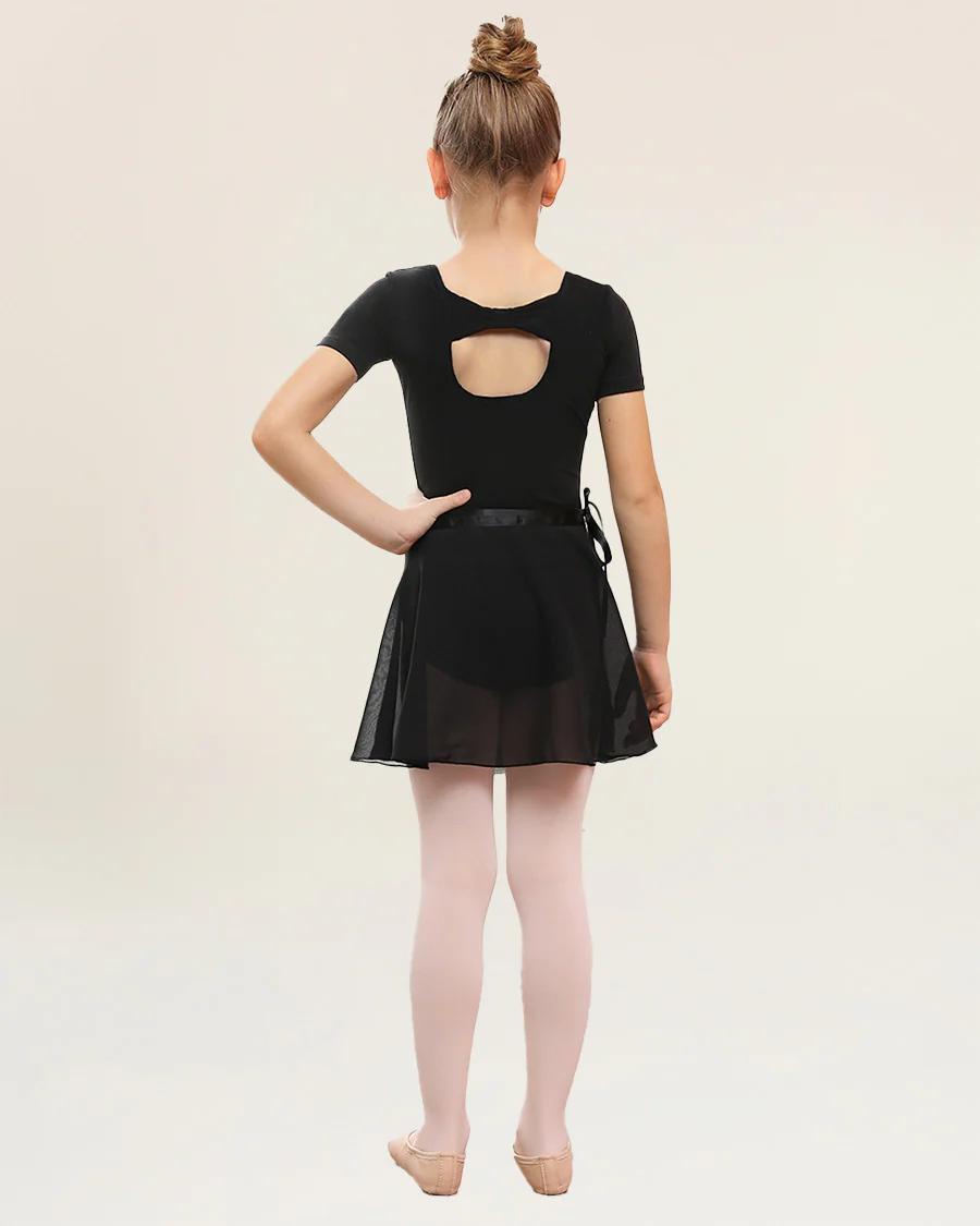 Girls Ballet Leotard Starter Kit (Bow Back Leotard & Tie Skirt & Tights) - Image 3