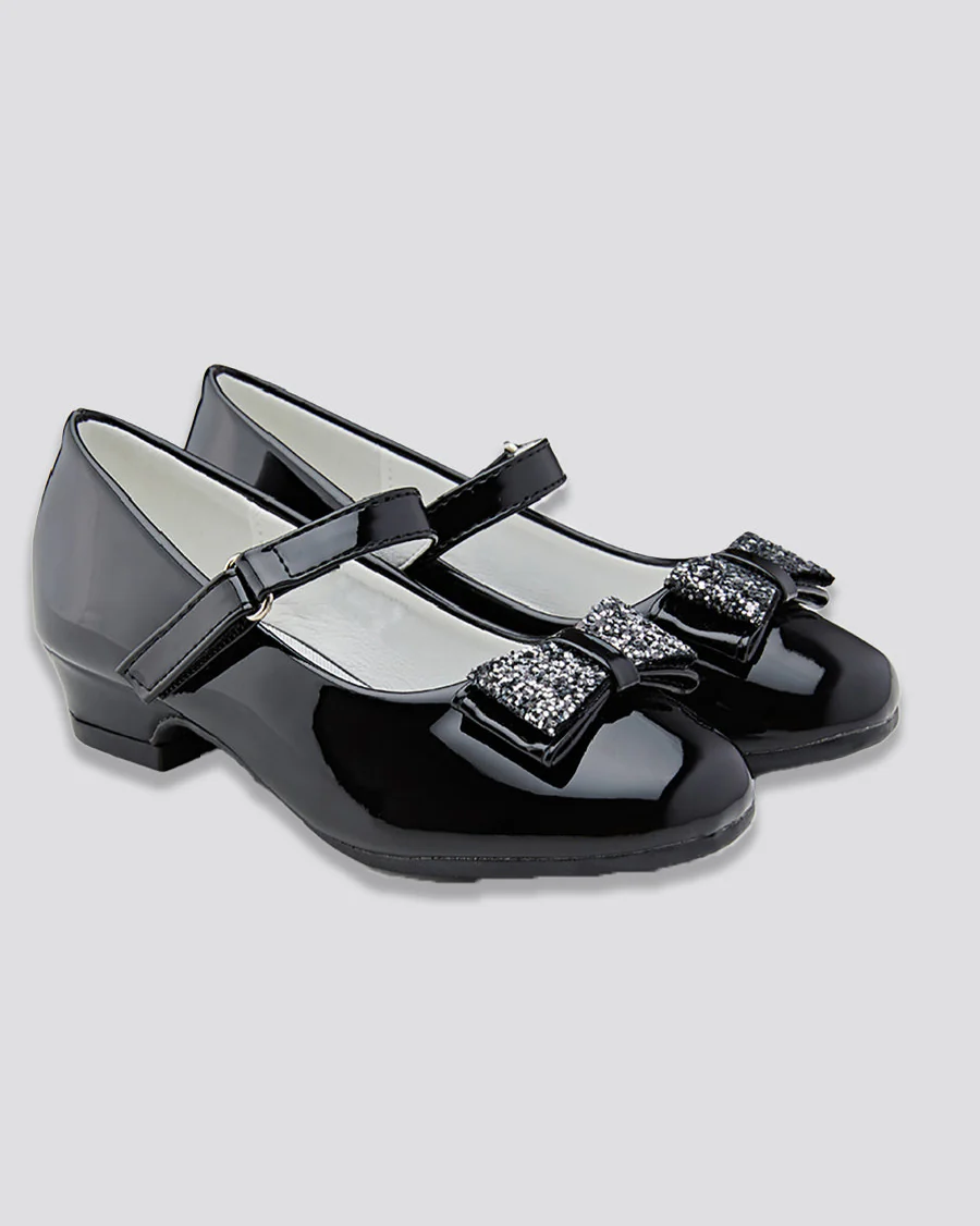Girls Mary Jane Shoes Bow-Knot School Flat - Image 2