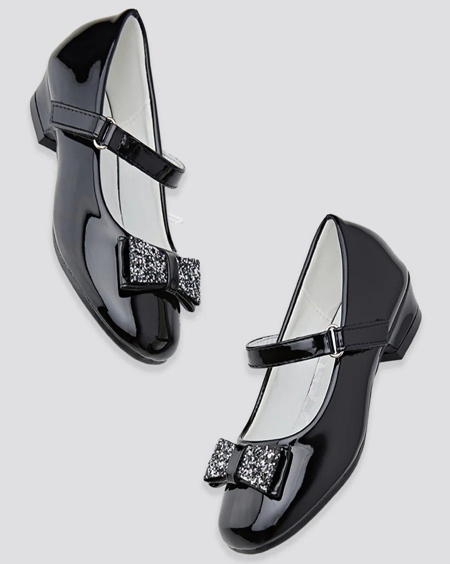Girls Mary Jane Shoes Bow-Knot School Flat - Image 3