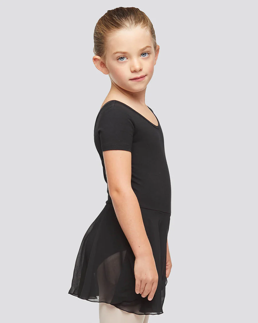 Girls Bowknot Short Sleeve Dress - Image 3