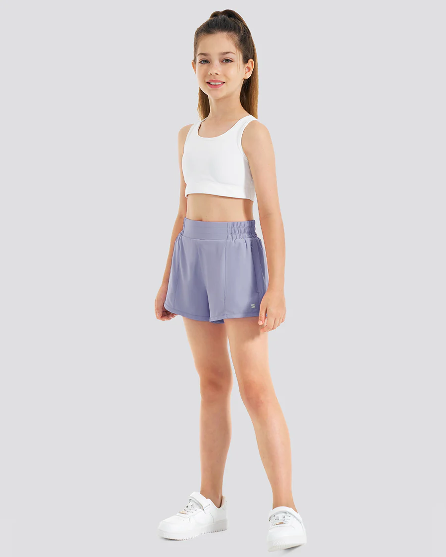 Girls BreezeEase High Waist Short - Image 4