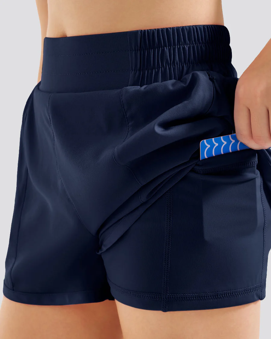 Girls BreezeEase High Waist Short - Image 4