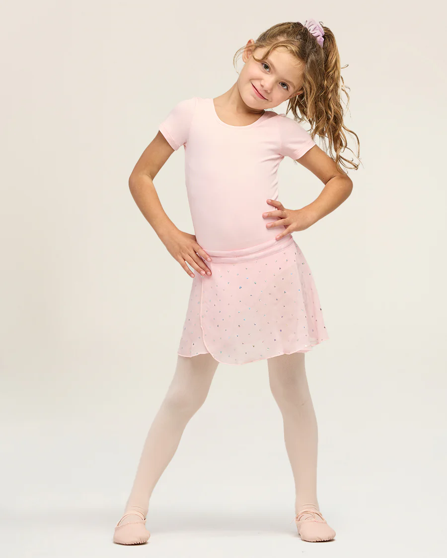 Girls Chiffon Wrap Skirt With Adjustable Tie - Image 2