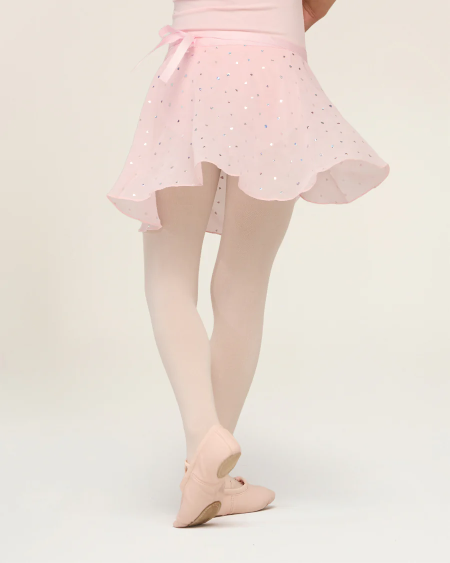 Girls Chiffon Wrap Skirt With Adjustable Tie - Image 3