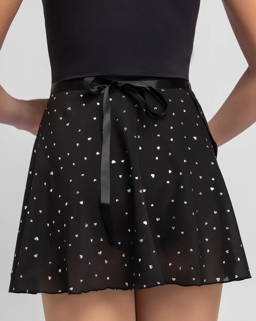 Girls Chiffon Wrap Skirt With Adjustable Tie - Image 4