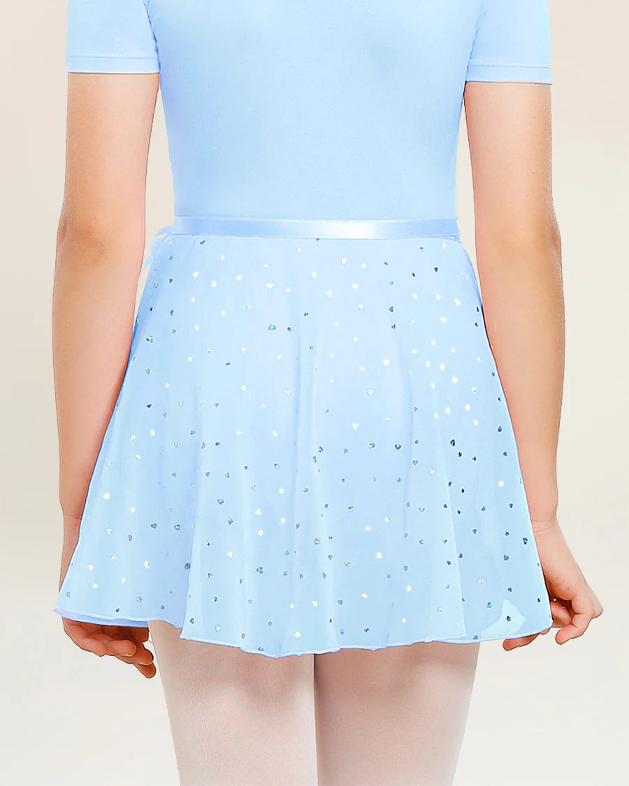 Girls Chiffon Wrap Skirt With Adjustable Tie - Image 3