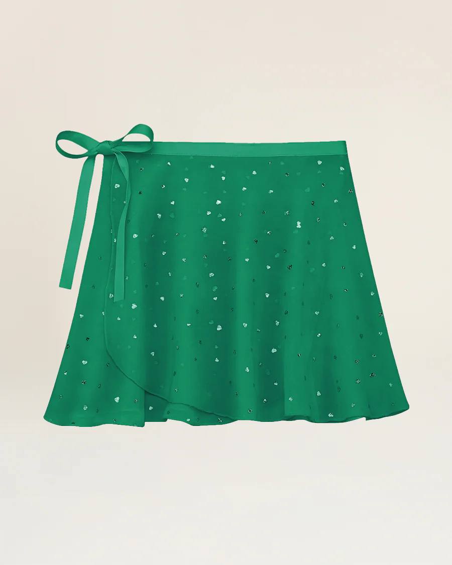 Girls Chiffon Wrap Skirt With Adjustable Tie - Image 2