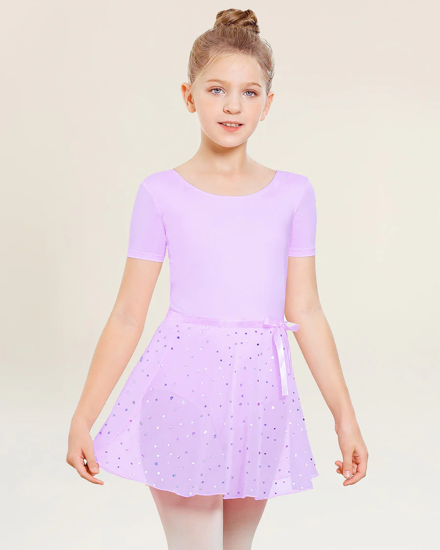 Girls Chiffon Wrap Skirt With Adjustable Tie - Image 3