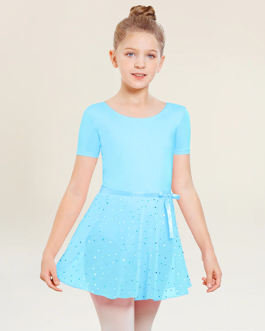 Girls Chiffon Wrap Skirt With Adjustable Tie - Image 3