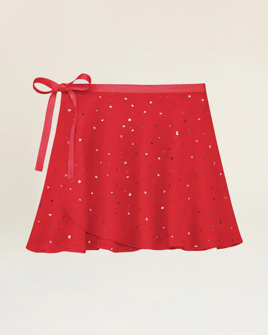 Girls Chiffon Wrap Skirt With Adjustable Tie - Image 2