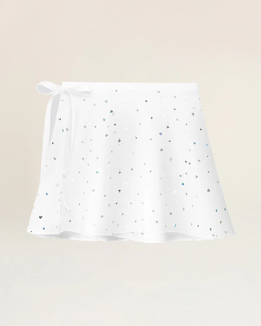 Girls Chiffon Wrap Skirt With Adjustable Tie - Image 2