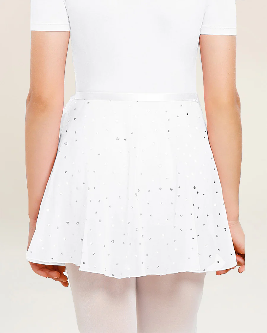 Girls Chiffon Wrap Skirt With Adjustable Tie - Image 3