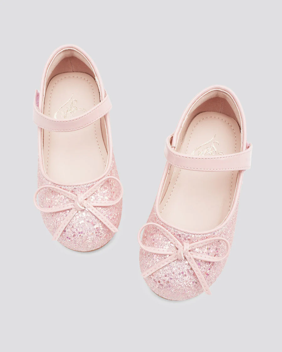 Girls Classic Mary Jane Flats with Bows - Image 3
