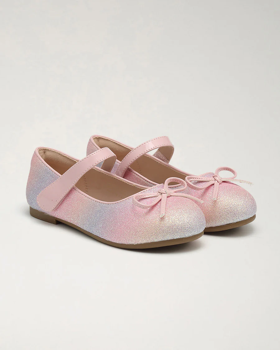 Girls Classic Mary Jane Flats with Bows - Image 3