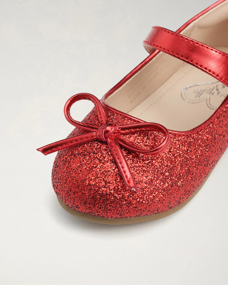 Girls Classic Mary Jane Flats with Bows - Image 4