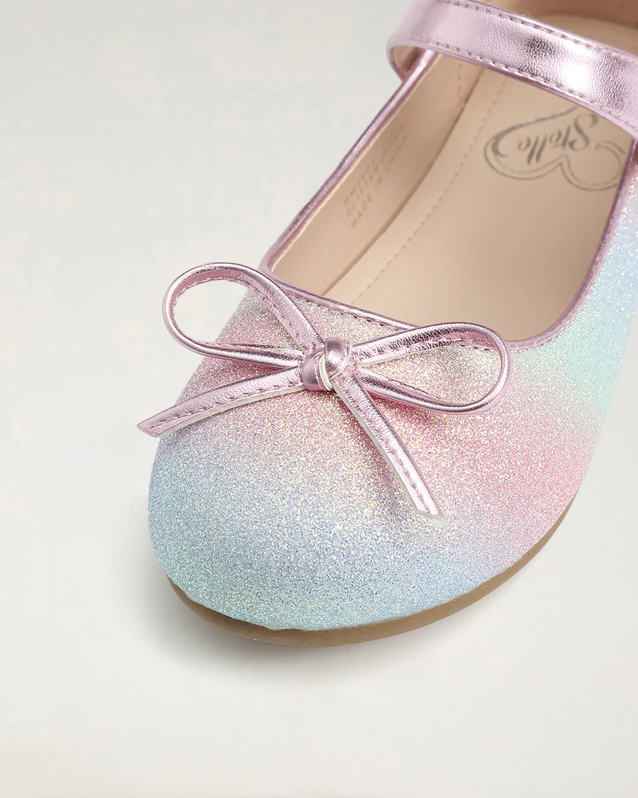 Girls Classic Mary Jane Flats with Bows - Image 4