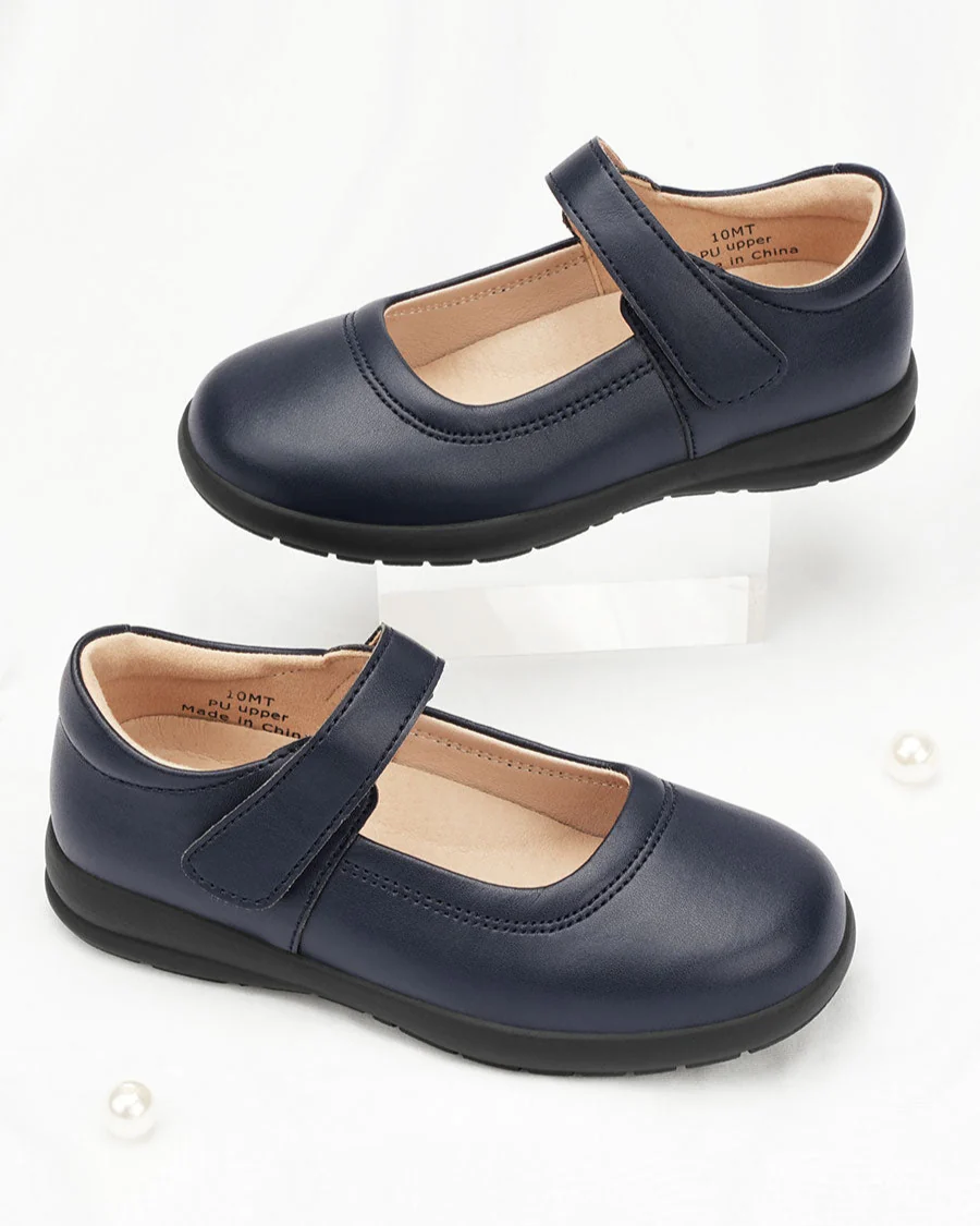 Girls Classic School Uniform Mary Jane Shoe - Image 3