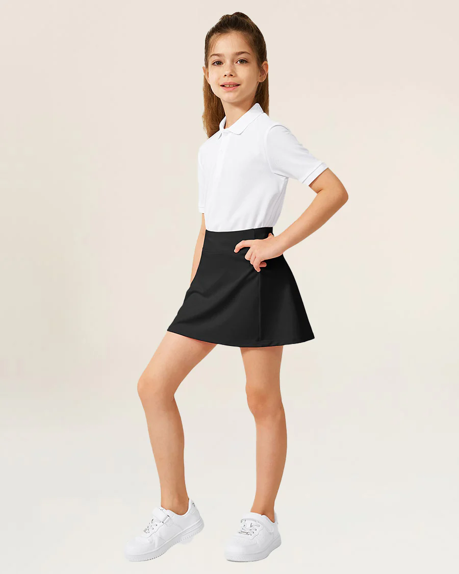Girls CourtChic A-Line Tennis Skirt - Image 3