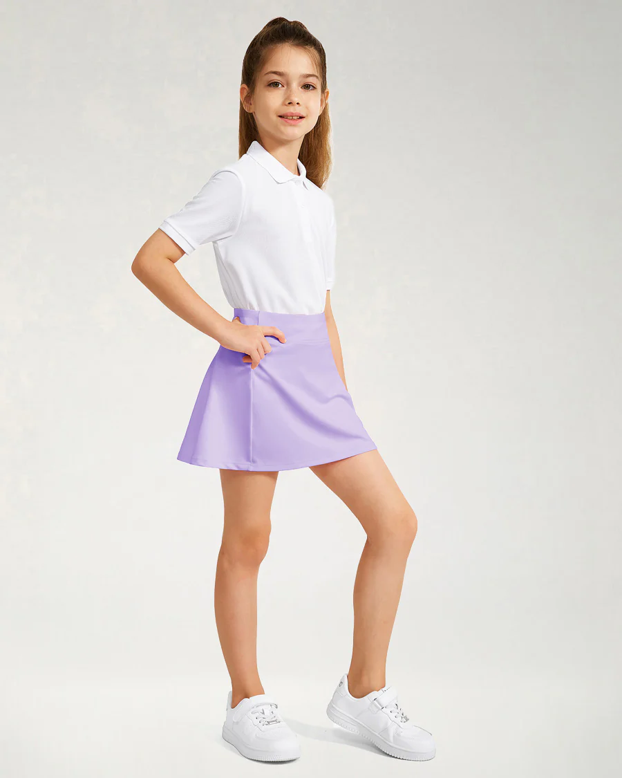 Girls CourtChic A-Line Tennis Skirt - Image 4