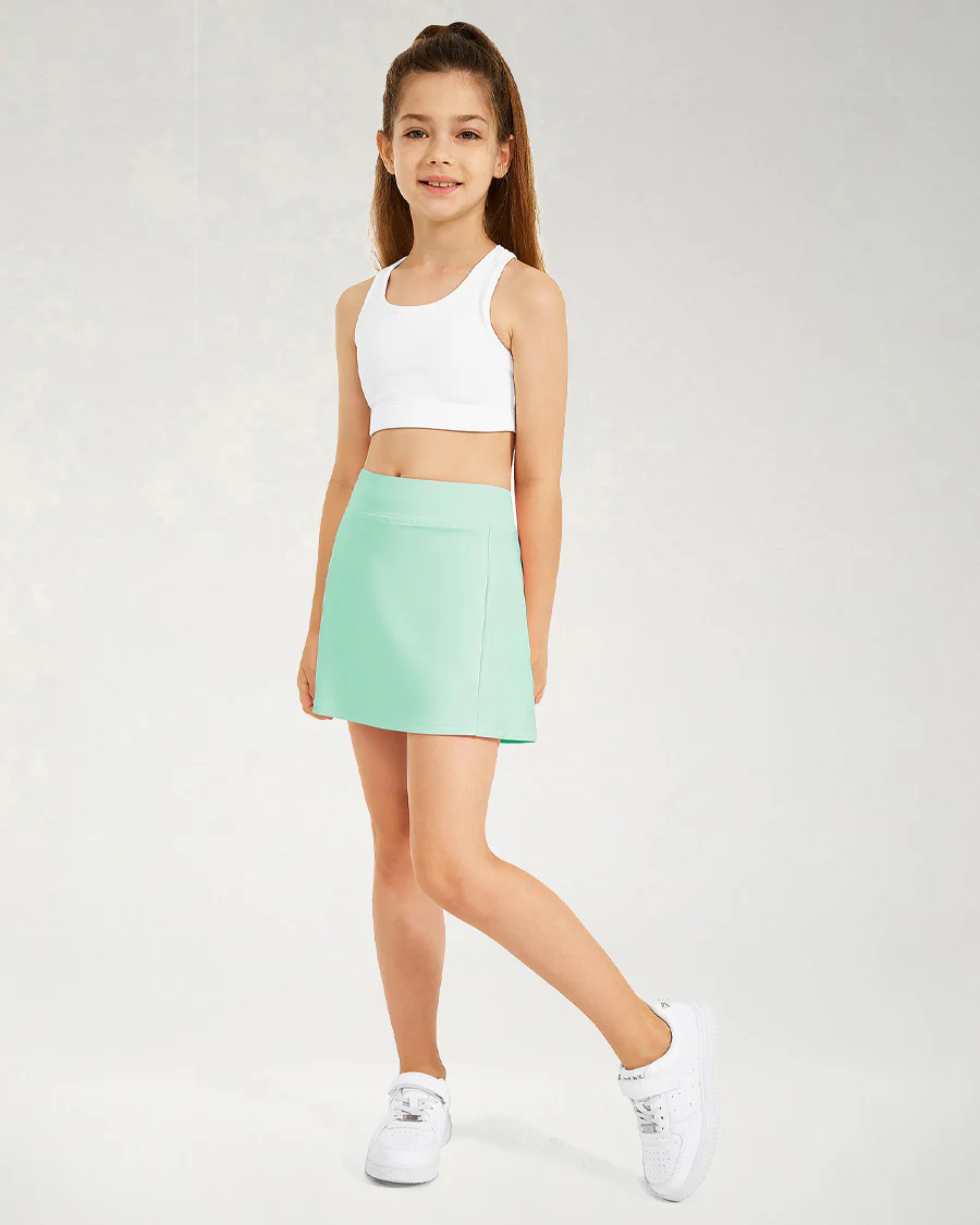 Girls CourtChic A-Line Tennis Skirt - Image 4