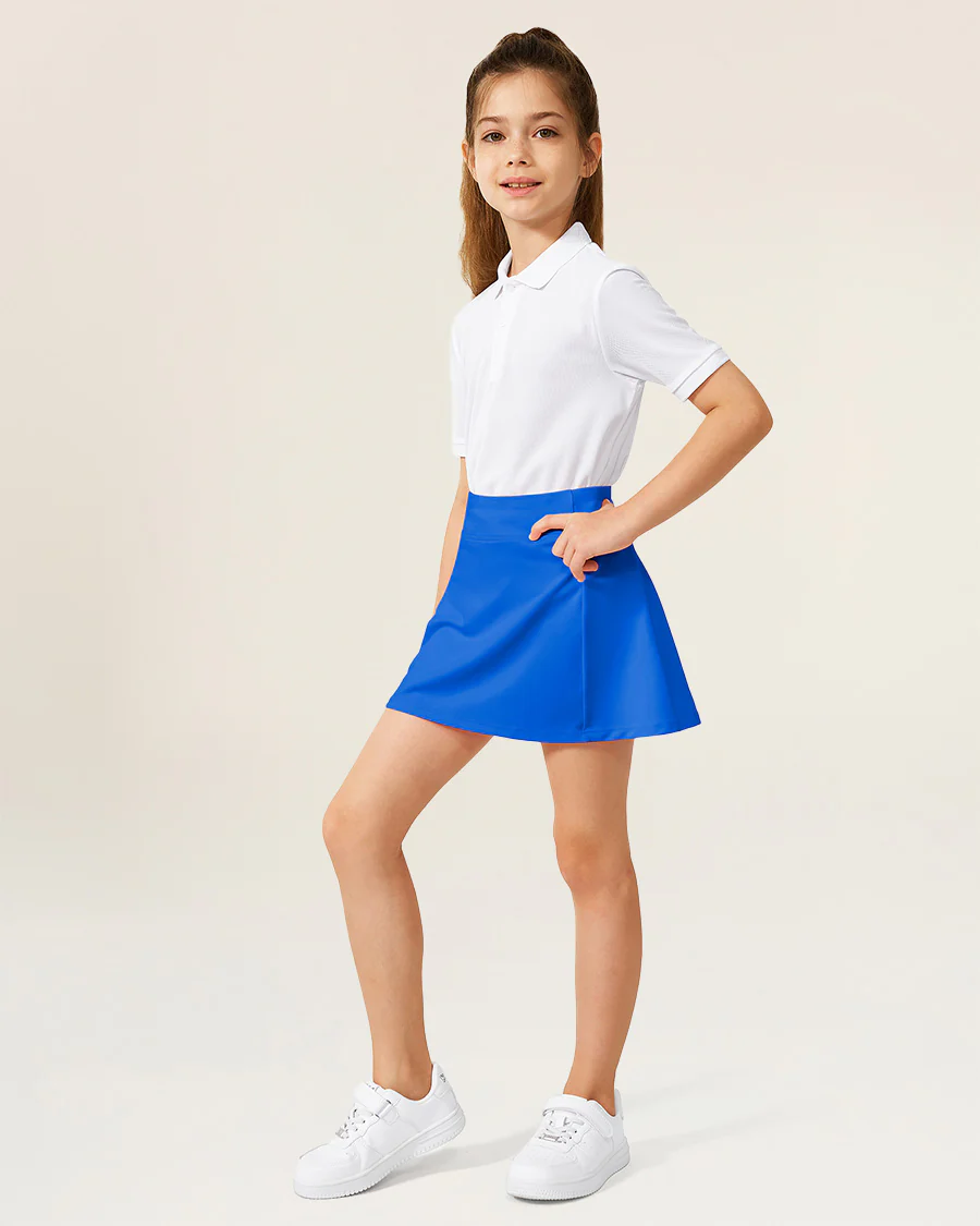 Girls CourtChic A-Line Tennis Skirt - Image 2