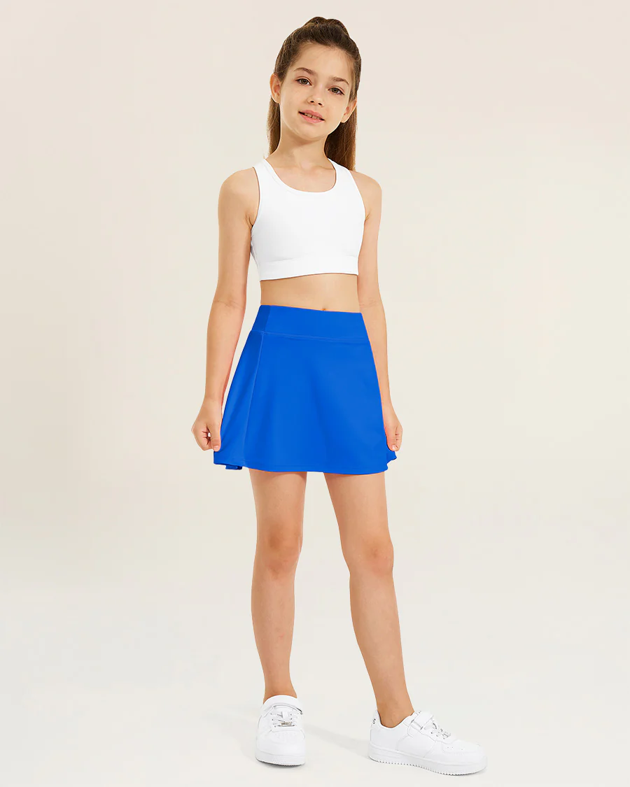 Girls CourtChic A-Line Tennis Skirt - Image 4