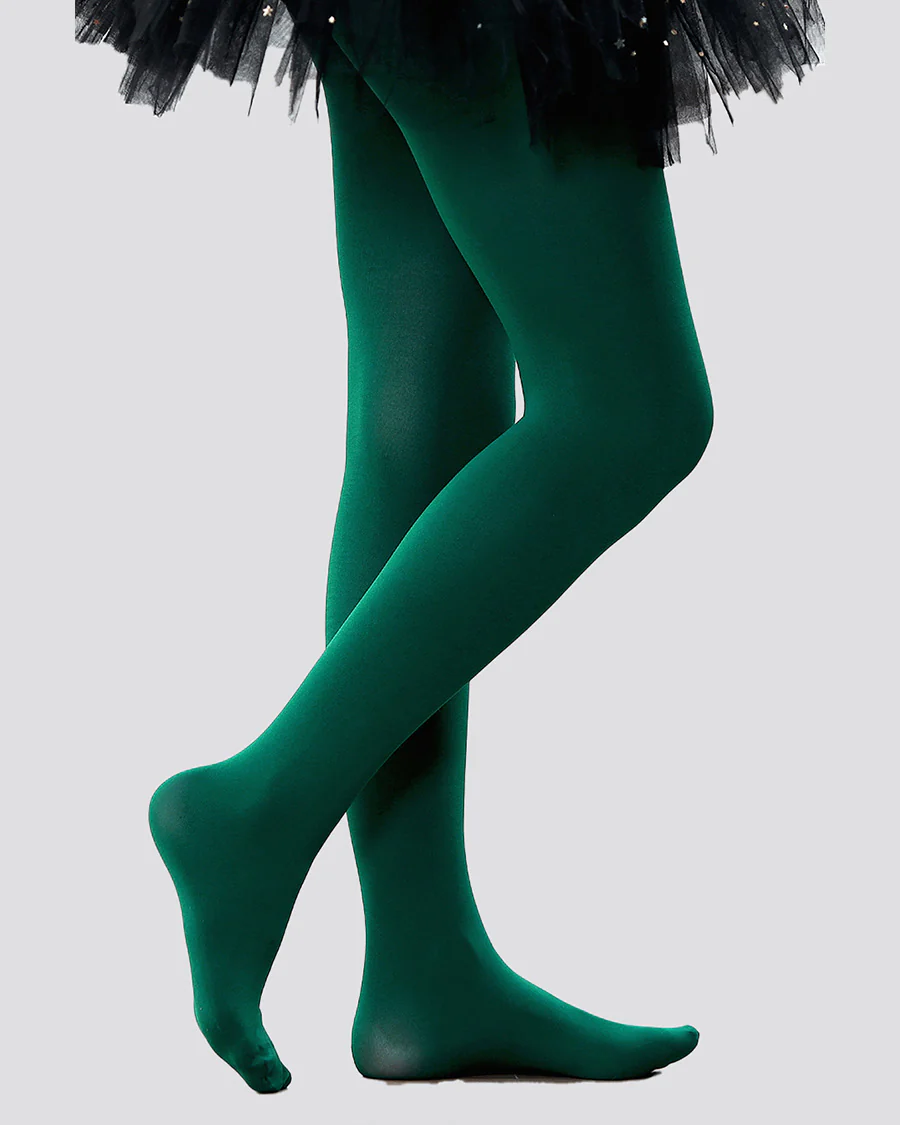 Girls Ultra Soft Footed Dance Tights - Image 2