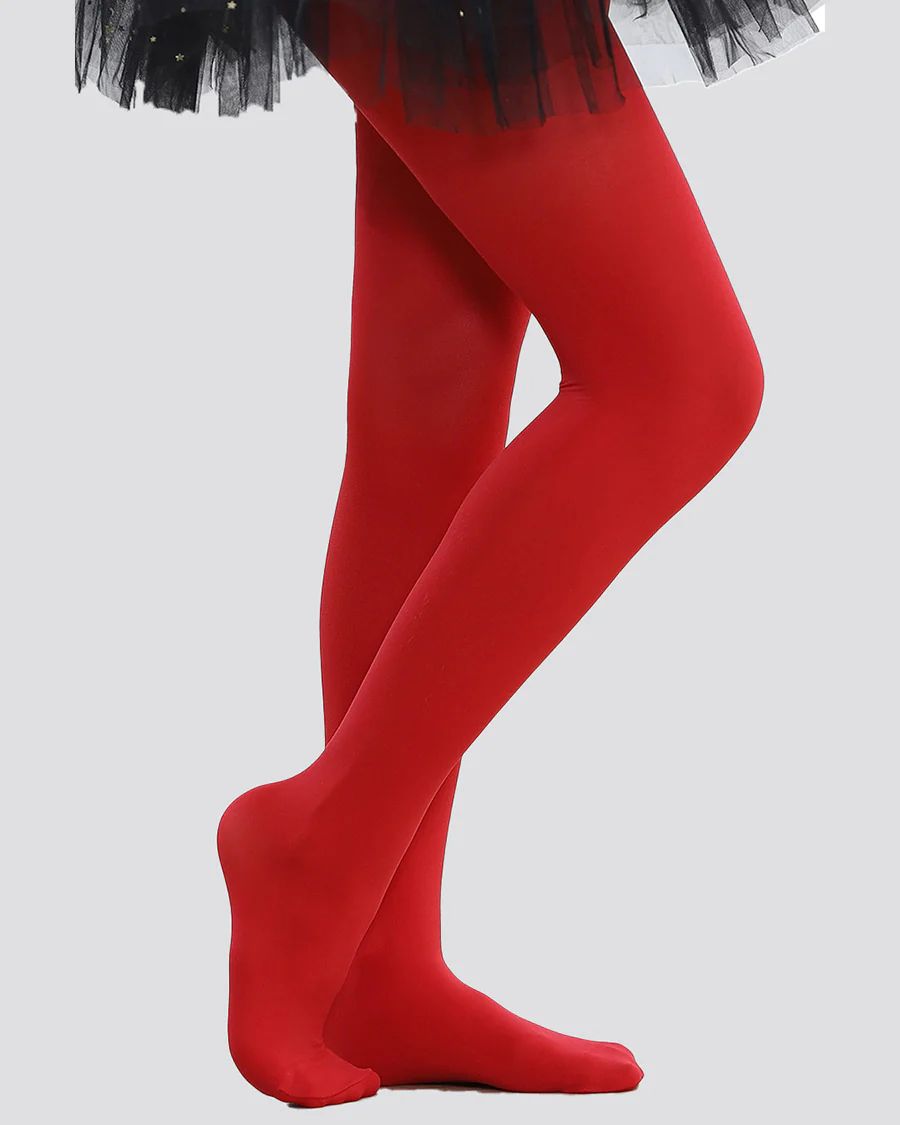 Girls Ultra Soft Footed Dance Tights - Image 2
