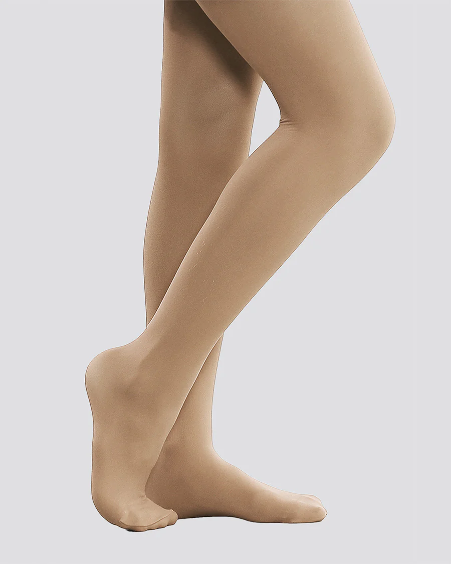 Girls Ultra Soft Footed Dance Tights - Image 2