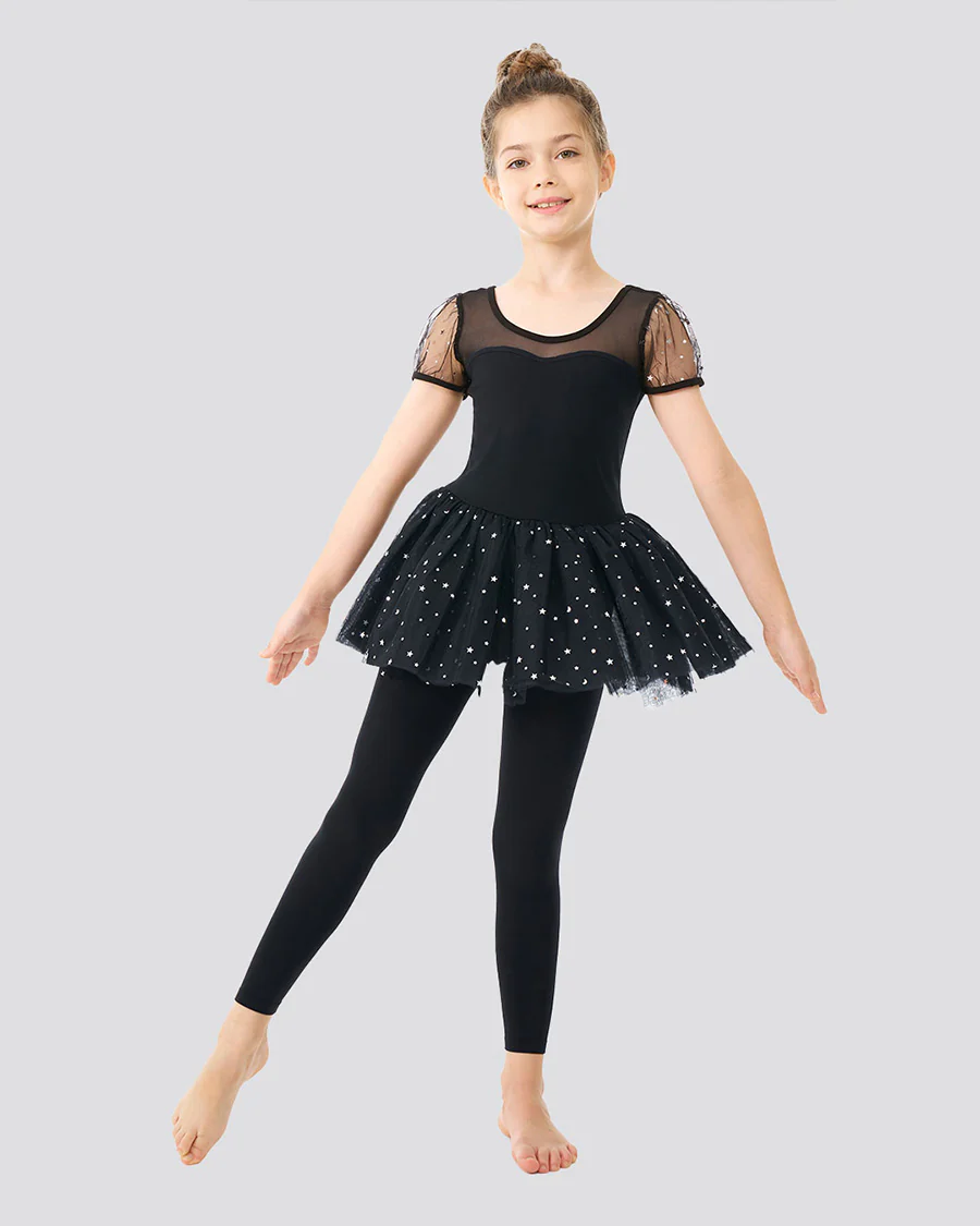 Girls Ultra Soft Footless Ballet Tights - Image 2