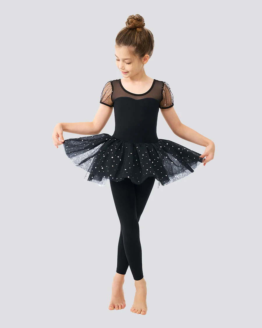 Girls Ultra Soft Footless Ballet Tights - Image 4