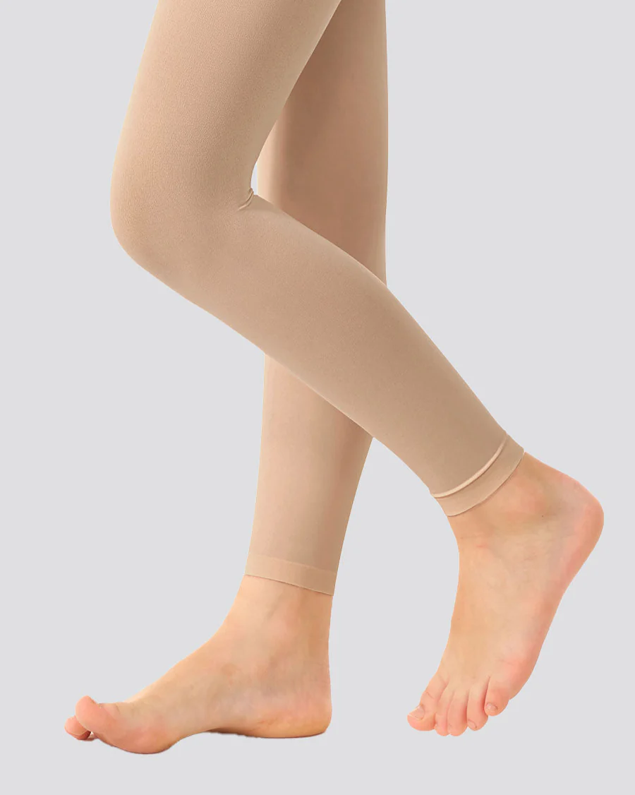 Girls Ultra Soft Footless Ballet Tights - Image 3