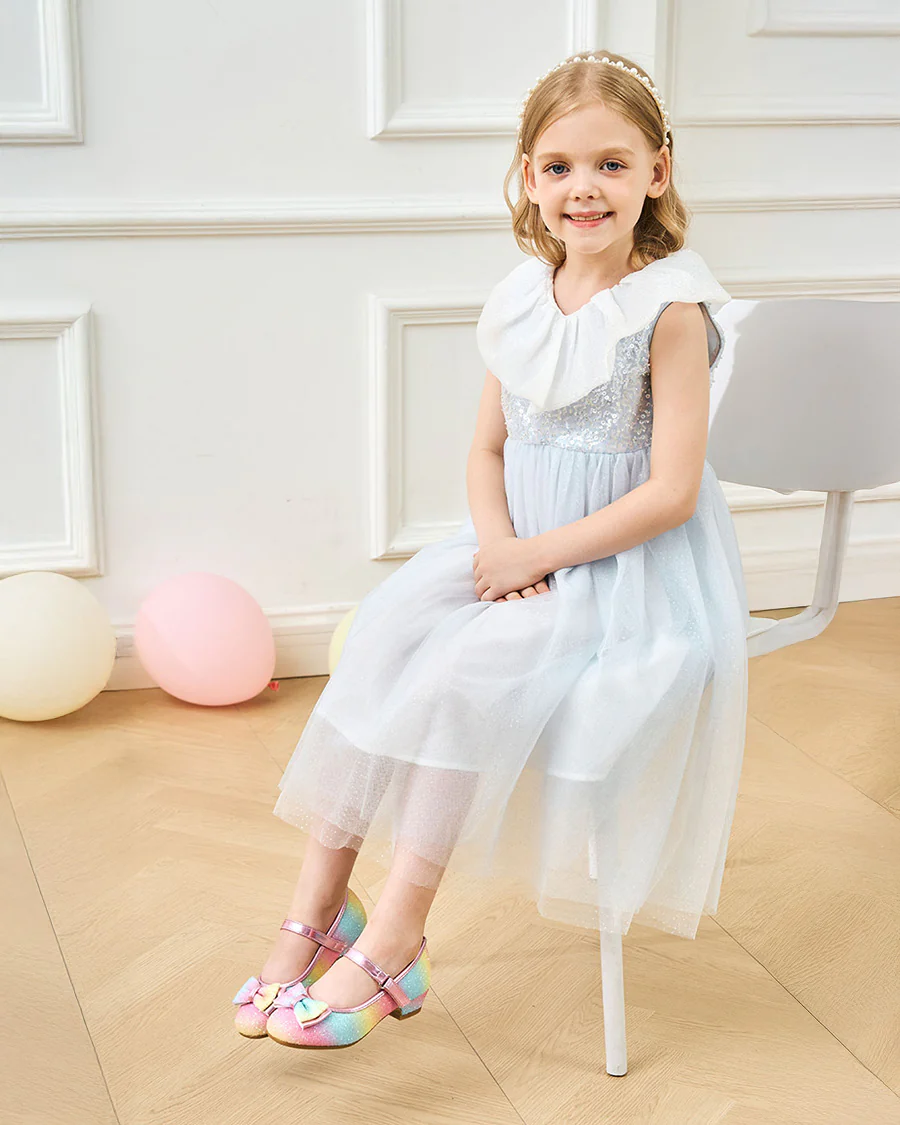 Girls Glittery Mary Jane Dress Shoe - Image 3